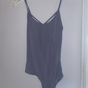 Garage Charcoal Gray Women's Bodysuit